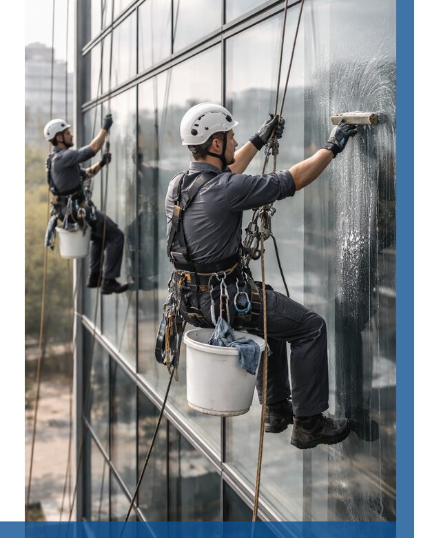 Мойка сплошного остекления в Бирске, заказать от 312 р.| ВЫСОТНИК-Брк