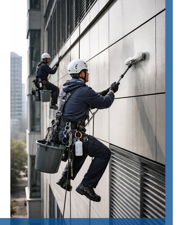 Мойка вентилируемого фасада в Бирске от 260 р. | ВЫСОТНИК-Брк