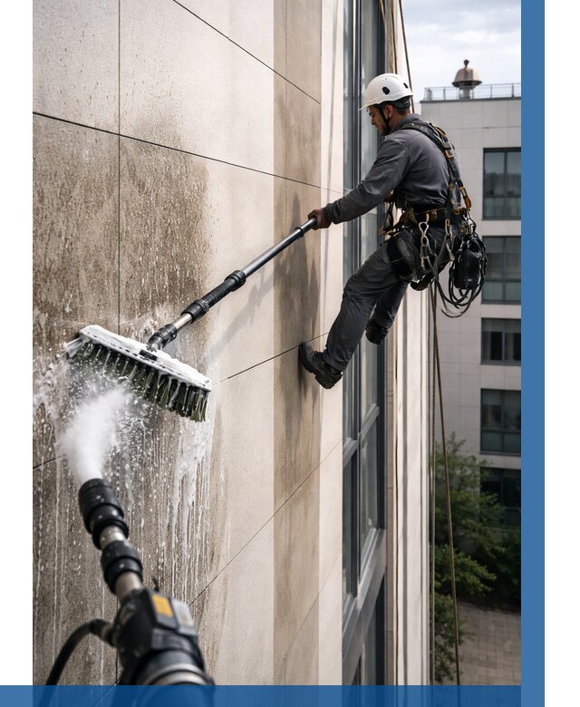 Мойка фасада из керамогранита в Бирске от 312 р. | ВЫСОТНИК-Брк