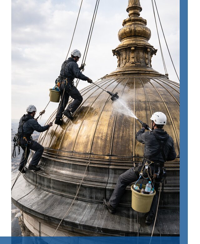 Мойка куполов и шпилей в Бирске от 8315 р. - заказать | ВЫСОТНИК-Брк