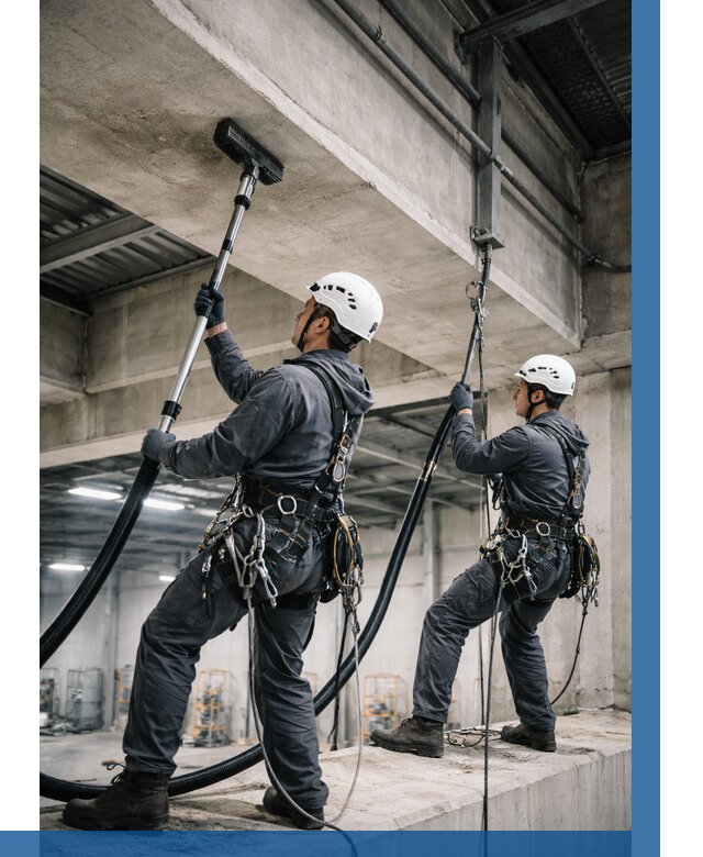 Обеспыливание потолочных конструкций в Бирске от 260 р. |ВЫСОТНИК-Брк