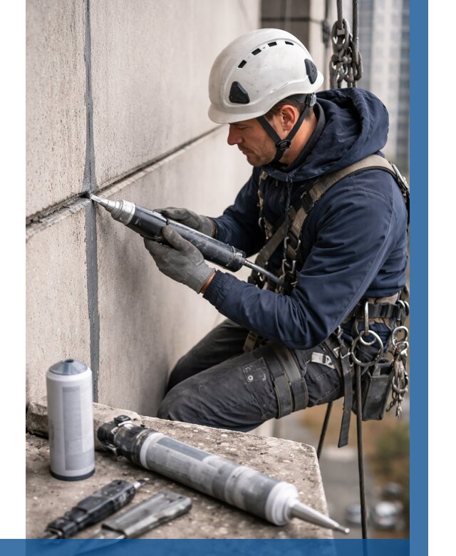 Вторичная герметизация швов в Бирске от 468 р. | ВЫСОТНИК-Брк