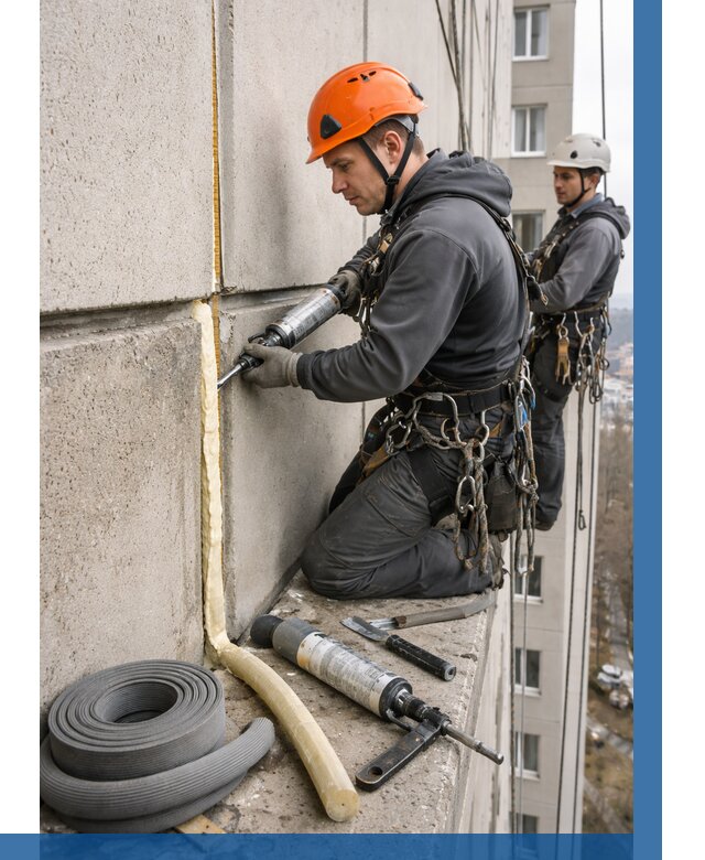 Теплый шов межпанельные швы в Бирске от 728 р. | ВЫСОТНИК-Брк