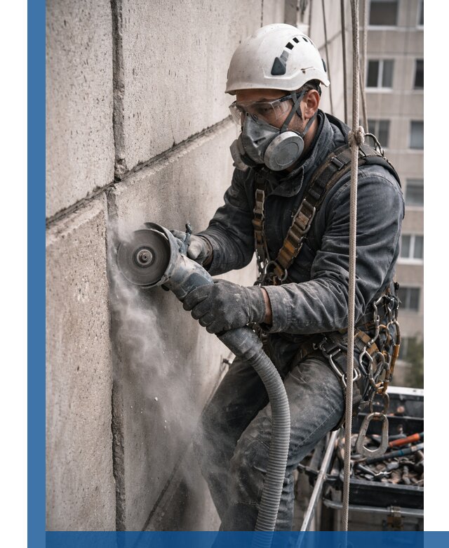 Штробление межпанельных швов в Бирске качественно и быстро