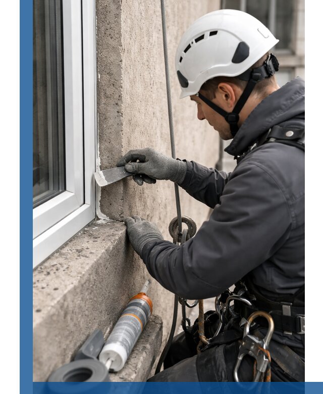 Герметизация монтажных швов окон в Бирске с гарантией качества