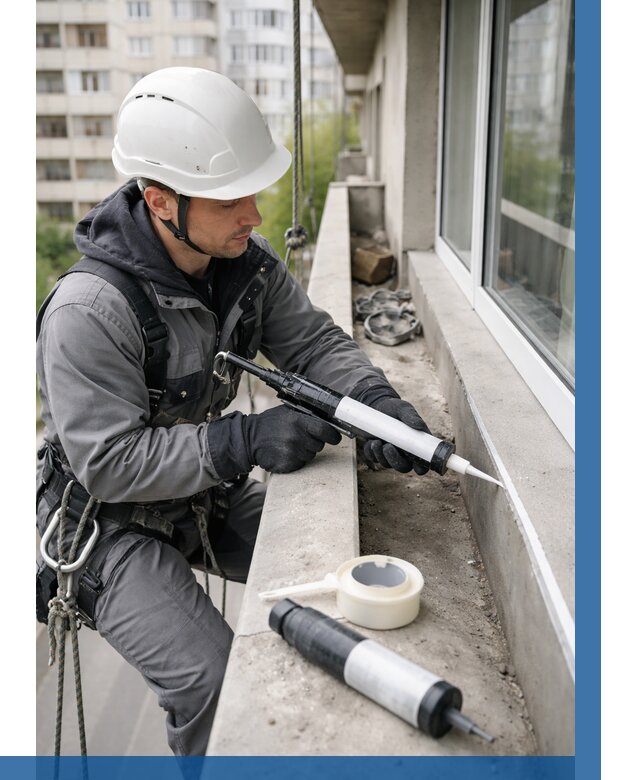 Герметизация швов лоджии в Бирске от 4677 р. | ВЫСОТНИК-Брк