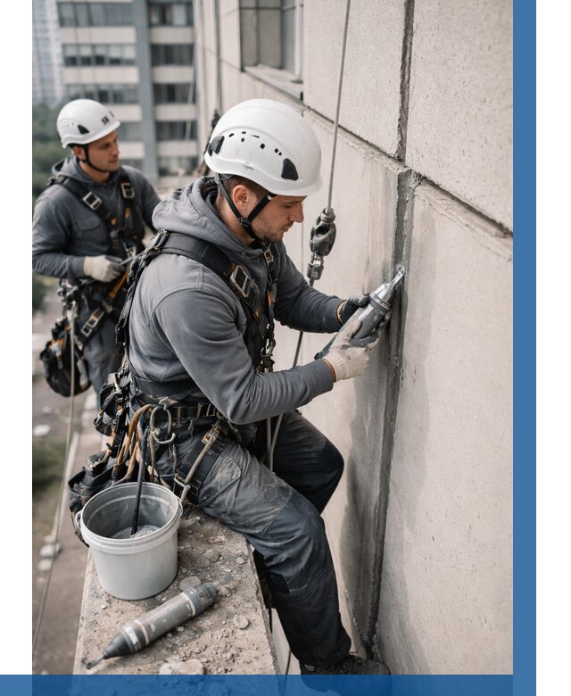 Ремонт деформационных швов здания в Бирске от 1039 р. | ВЫСОТНИК-Брк