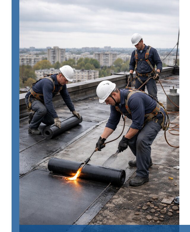 Ремонт наплавляемой кровли в Бирске качественно и надежно