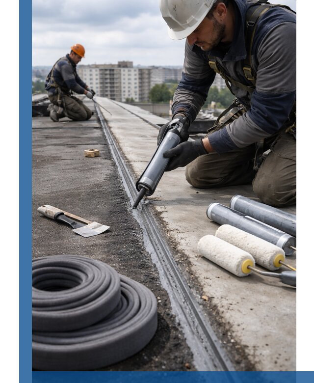 Герметизация швов кровли в Бирске с гарантией герметичности