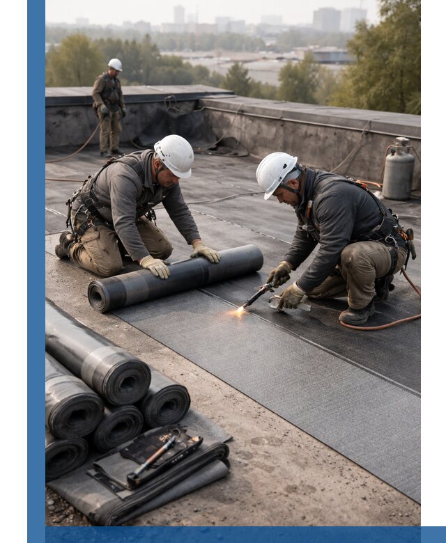 Монтаж мягкой кровли в Бирске профессионально и надежно