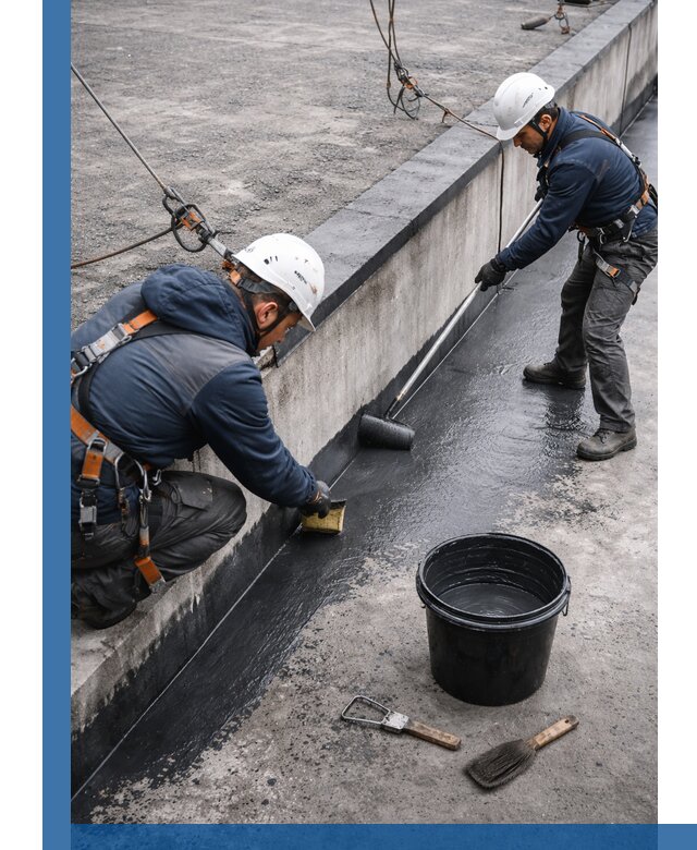 Гидроизоляция кровли жидкой резиной профессионально в Бирске