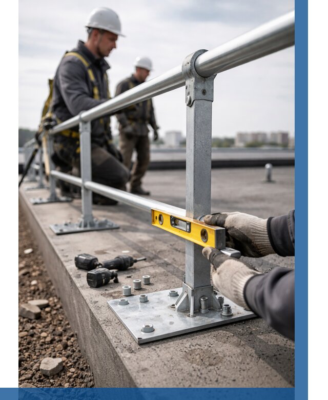 Монтаж кровельного ограждения в Бирске от 1247 р. | ВЫСОТНИК-Брк