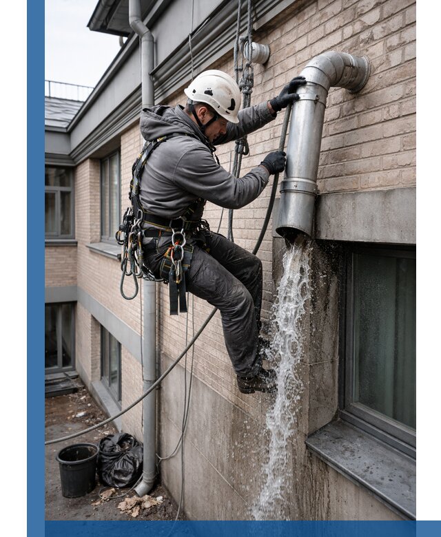 Профессиональная прочистка водосточных труб в Бирске с гарантией