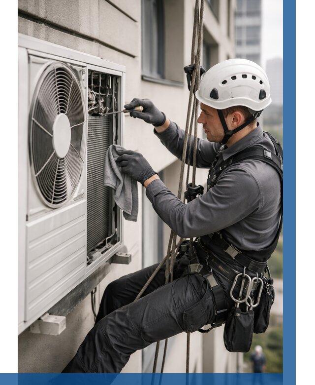 Обслуживание внешнего блока кондиционера в Бирске от 2806 р.ВЫСОТНИК-Брк