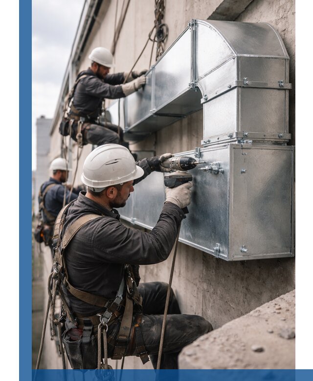 Профессиональный монтаж вентиляционных коробов в Бирске под ключ