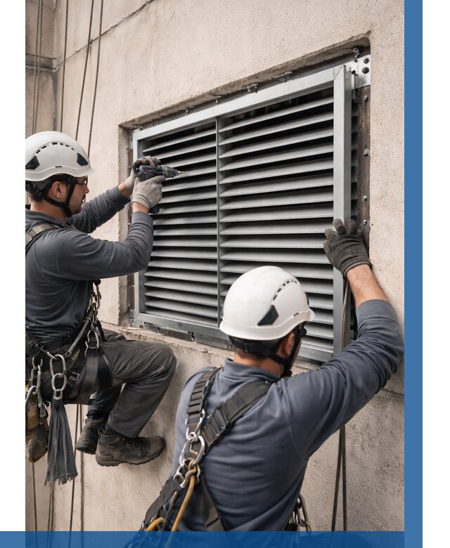 Монтаж вентиляционных решеток в Бирске от 4677 р. | ВЫСОТНИК-Брк