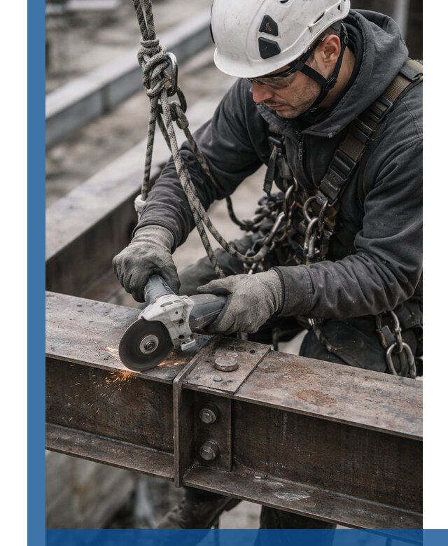 Резка металла на высоте в Бирске для зданий и конструкций