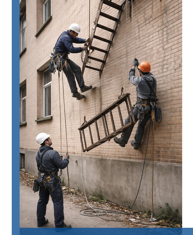 Демонтаж пожарной лестницы в Бирске быстро и безопасно