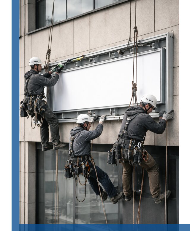 Профессиональный монтаж светового короба под ключ в Бирске