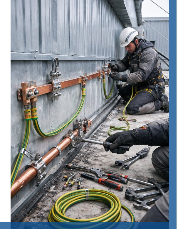 Монтаж заземления здания в Бирске от 25985 р. | ВЫСОТНИК-Брк