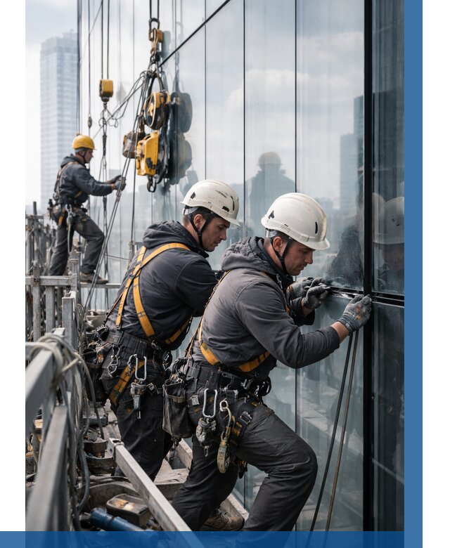 Структурное остекление фасадов в Бирске от 9874 р. | ВЫСОТНИК-Брк