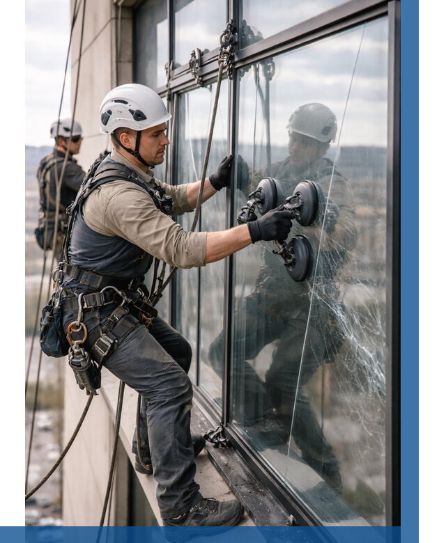 Замена стекла в витраже в Бирске под ключ от 8835 р. | ВЫСОТНИК-Брк