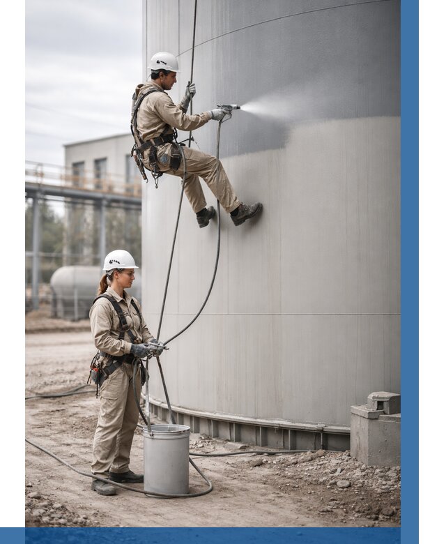 Покраска резервуаров в Бирске от 1247 р. | ВЫСОТНИК-Брк — заказать