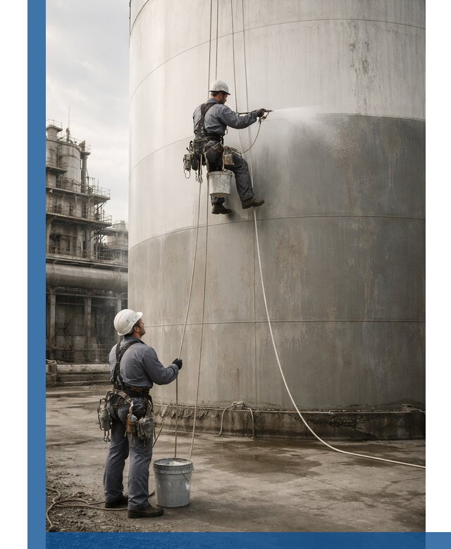 Покраска стальных резервуаров и емкостей в Бирске профессионально