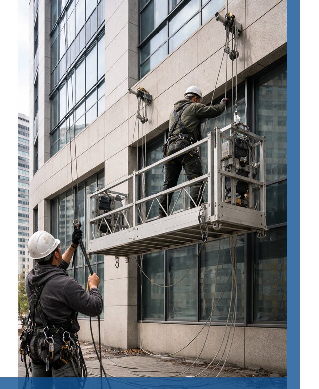 Монтаж и подъем фасадной люльки в Бирске от 12473 р. | ВЫСОТНИК-Брк