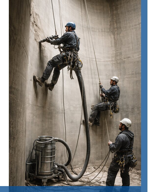 Зачистка силосов в Бирске от 4677 р. Договор и смета ВЫСОТНИК-Брк