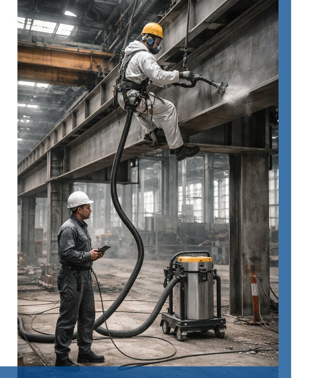 Обеспыливание конструкций в цехе в Бирске от 4365 р. | ВЫСОТНИК-Брк