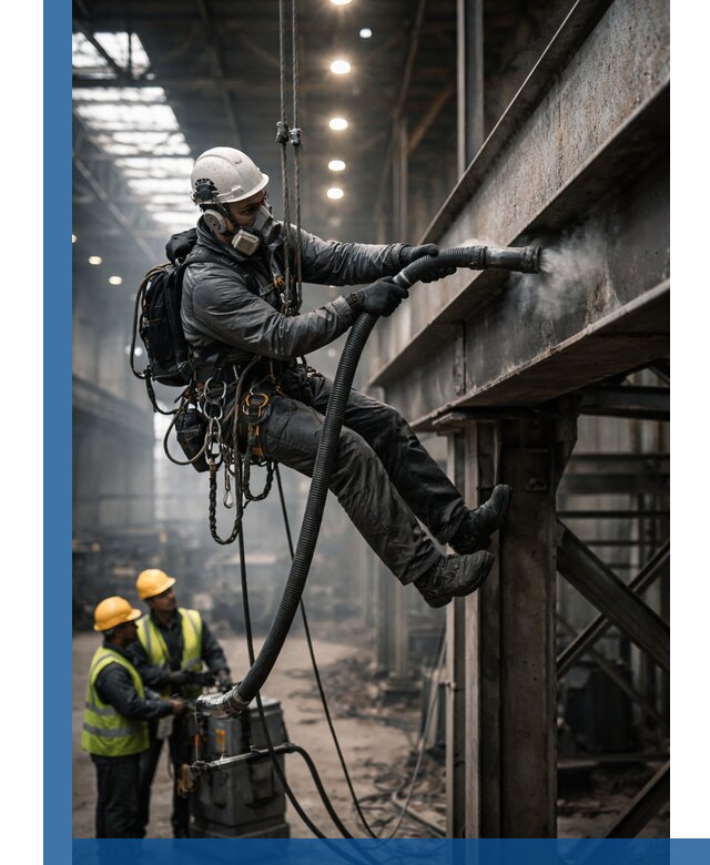 Обеспыливание конструкций в цехах промышленного производства в Бирске