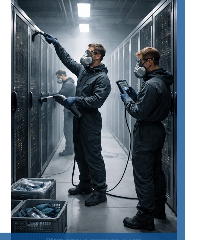 Обеспыливание серверной комнаты в Бирске от 4677 р. | ВЫСОТНИК-Брк