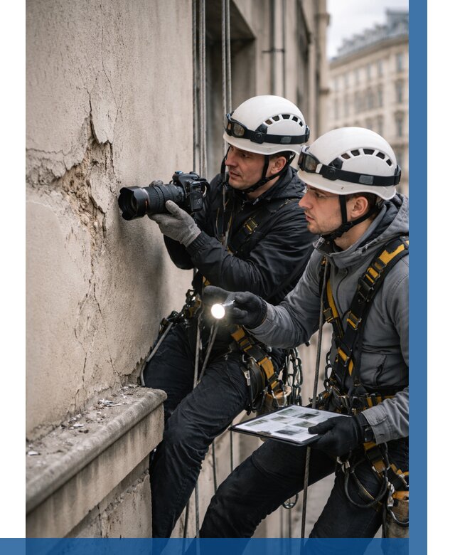 Фотофиксация дефектов фасада в Бирске от 4677 р. | ВЫСОТНИК-Брк