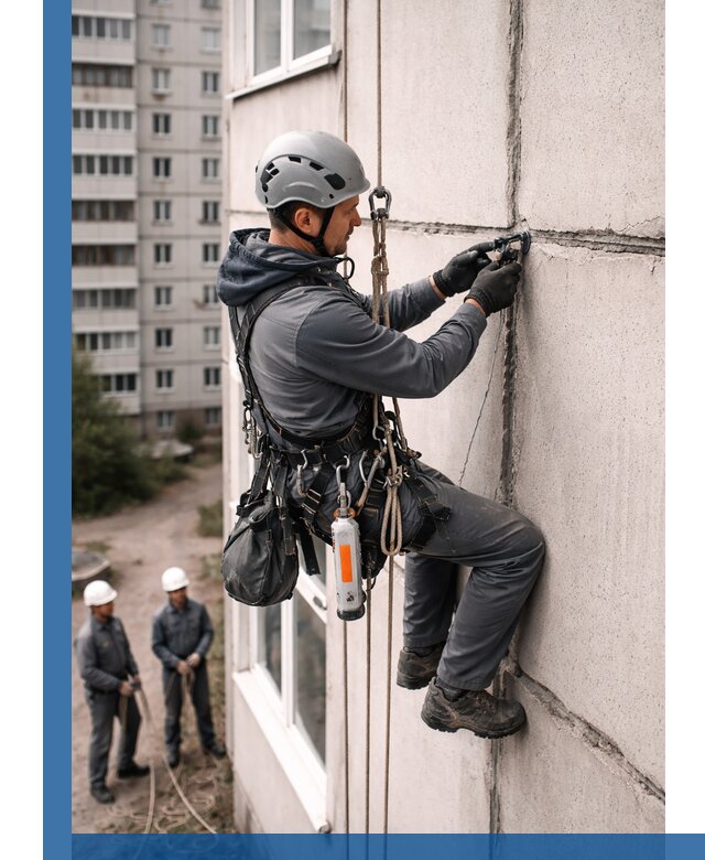 Обследование межпанельных швов и герметизация в Бирске